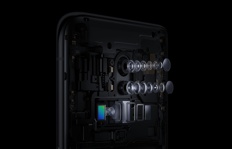 Structure of the three Oppo Reno 10X Zoom cameras